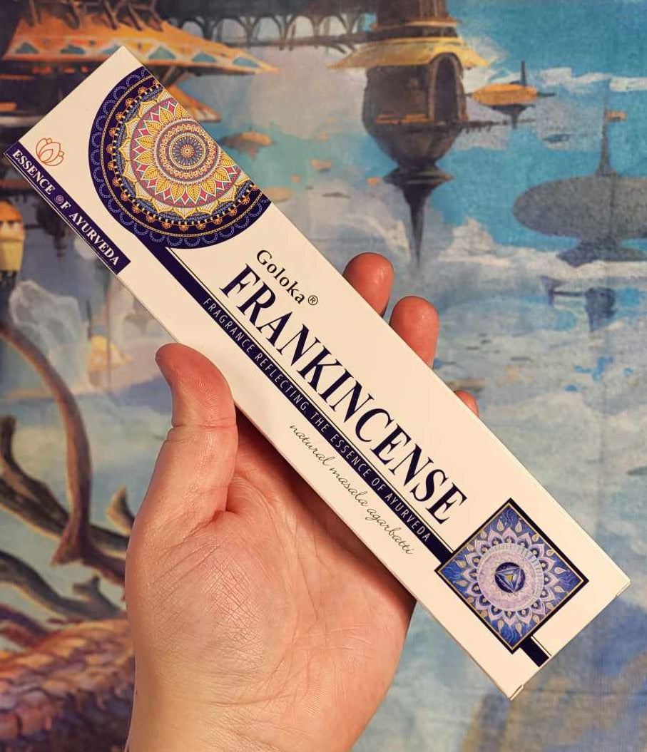 Goloka Pure Frankincense Incense Sticks 15g Box