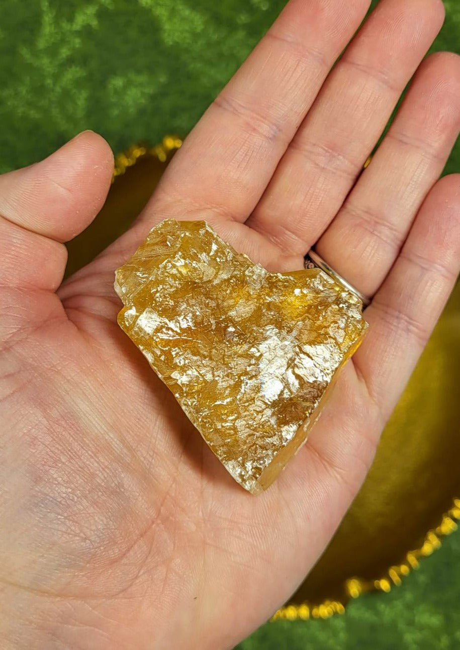 Honey Calcite Chunk