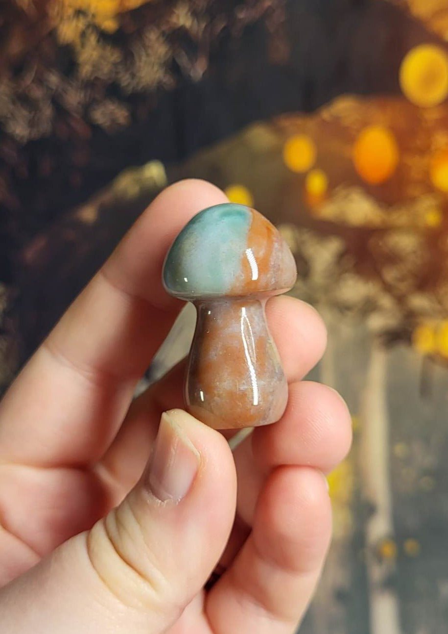 Ocean Jasper Mushroom Small