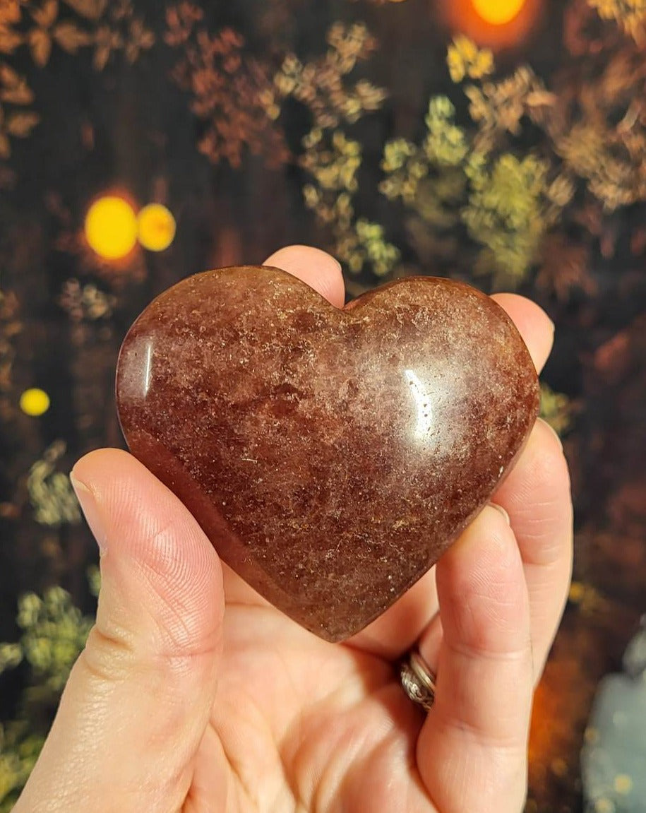 Strawberry Quartz Heart