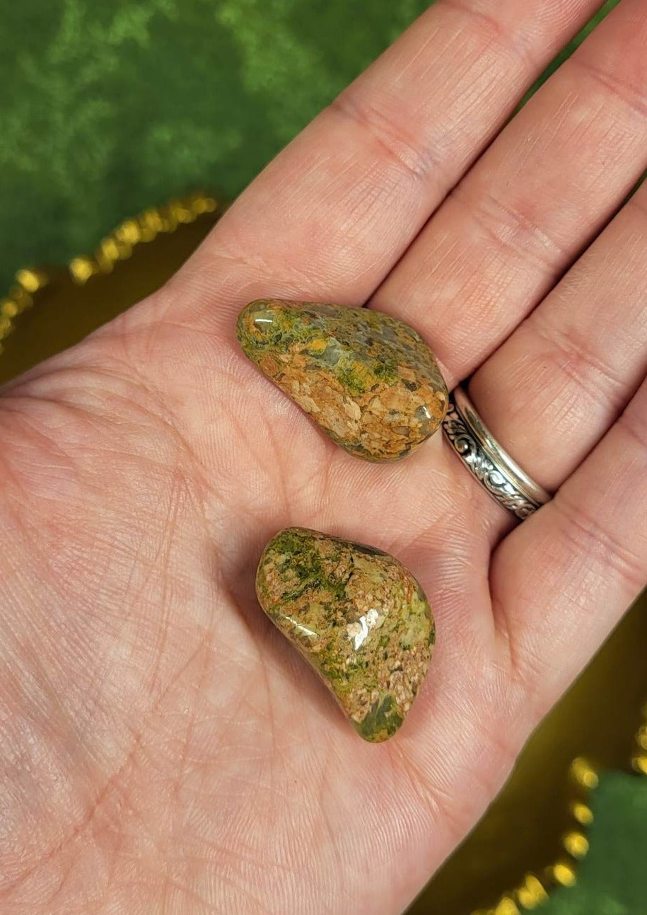 Unakite Jasper Tumble